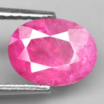 1.40Ct. Natural Gemstone Ruby Pink Oval Normal Heated Tanzania Ravishing Color! - Image 1 of 4