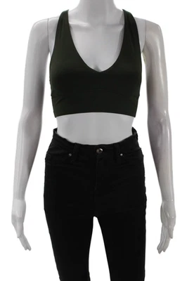 Женский эластичный спортивный пуловер Athleta спортивный бюстгальтер зеленый размер XS - Изображение 1 из 4