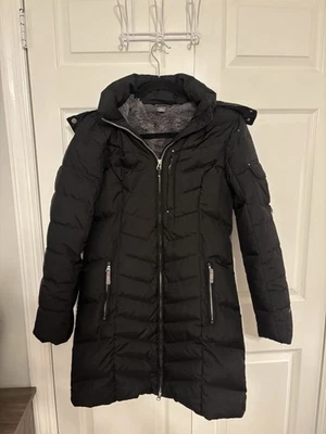 Eddie Bauer Women's Sun Valley Down Black Parka Jacket in Size S - Image 1 of 4