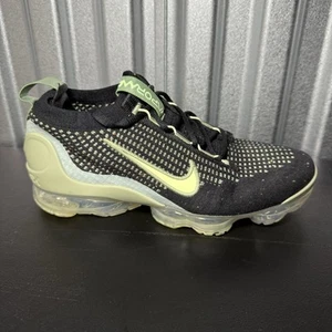 Nike Air Vapormax 2021 FK GS Black Oil Green DB1550-010 Kids Size 6Y - Picture 1 of 7