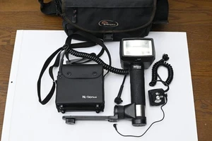 National PE-5651 TR Power Pack & PW-200 Flash Strobe Set Used Tested - Picture 1 of 4