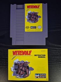 Werewolf The Last Warrior (Nintendo NES 1990) Cartridge And Manual NM!!