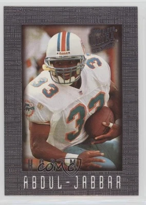 1996 Fleer Ultra Sensations Pewter Karim Abdul-Jabbar #55 Rookie RC - Image 1 of 2