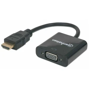 Manhattan 151467 HDMI MALE TO VGA FEMALE, BLACK - Picture 1 of 1