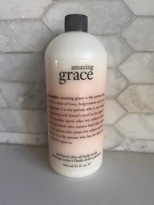 Exfoliante corporal con aceite de oliva perfumado Philosophy Amazing Grace 32 oz sellado - Imagen 1 de 3