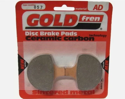 1984-1999 Harley-Davidson FLHTC Electra Glide Goldfren Brake Pads AD-057 - Image 1 of 4