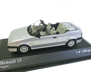 Renault 19 Cabriolet 1992, silber-Met. MINICHAMPS, 1:43 - Picture 1 of 2