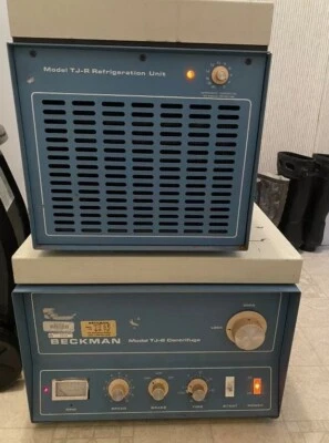 BECKMAN MODEL TJ-6 WITH TJ-R REFRIGERATION UNIT TABLETOP CENTRIFUGE W/ROTOR - Image 1 of 4