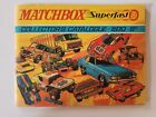 Vintage Matchbox Superfast Collector's Catalogue 1970 UK VW, ESSO etc 