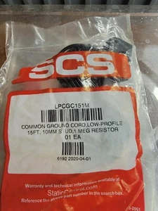 Lote 4x Cable de tierra común de bajo perfil 3M SCS LPCGC151M 10mm Snap 15' - Imagen 1 de 3