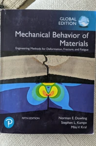 Mechanical Behavior of Materials by Norman E. Dowling - Bild 1 von 1