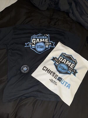 Camiseta, Toalla y Disco Juego Inaugural Utah Hockey Club 10/8/2024 Primer Juego Foto 1 de 4