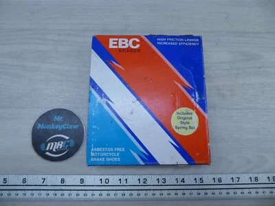 Suzuki GS450 GS550 GR650 LS650 PL1210-33. Zapatas freno trasero EBC 606 NUEVAS Foto 1 de 4