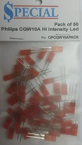 High Intensity RED LED Philips CQW10A (Pack of 50) - Bild 1 von 1
