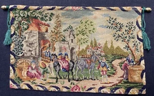 Tapiz miniatura para casa de muñecas con pequeño punto antiguo - aguja - Imagen 1 de 5