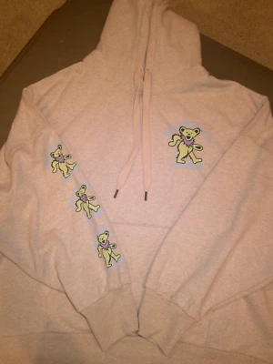 American Eagle Grateful Dead Bears Hoodie Sweatshirt Beige Color Size Large NEW - Image 1 of 3