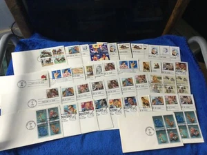 Huge LOT of VTG First Day Of Issue Stamped Envelopes 29 Cents - Picture 1 of 3