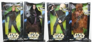 12" LUKE SKYWALKER EMPEROR PALPATINE BARQUIN D'AN CHEWBACCA Return Jedi Action - Picture 1 of 10