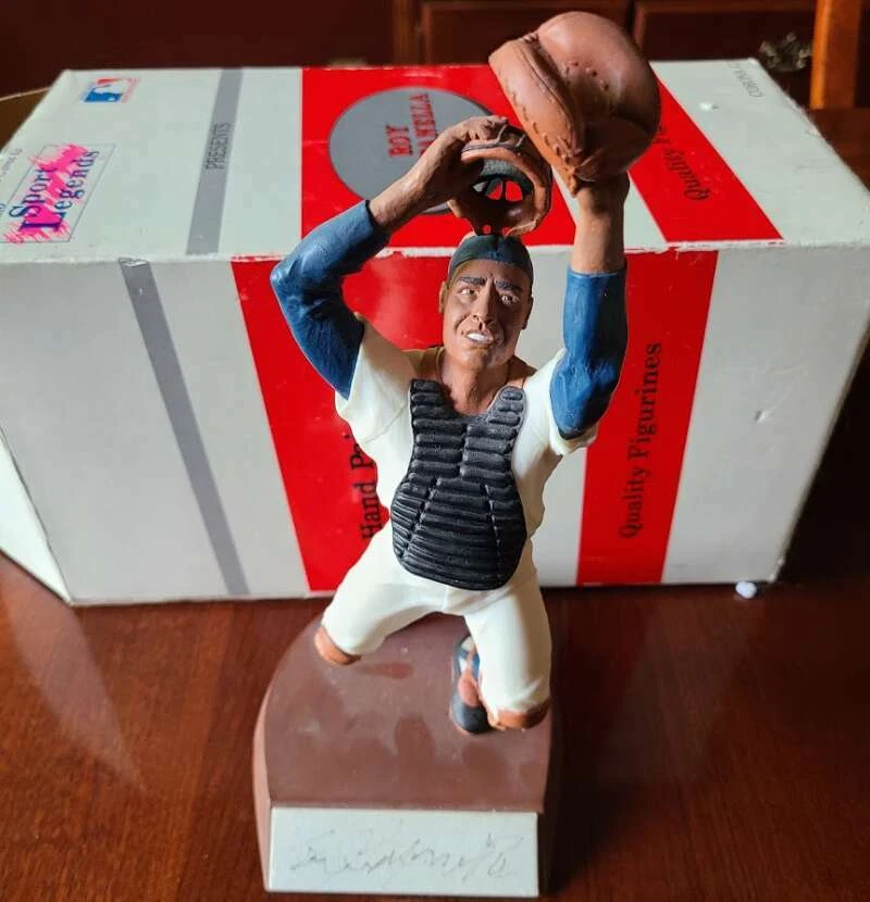 罗伊·坎帕内拉 JSA 认证签名萨尔维诺雕像亲笔签名 — 第 1/1 张图片