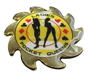 Cubierta protectora de cartas de póquer de casino spinner damas-bolsillo reinas - Imagen 1 de 1