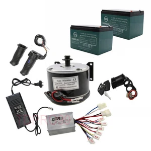 Full Kit 24V 500W Brush Motor Controller Battery for Electric Bike Razor Scooter - Imagen 1 de 9