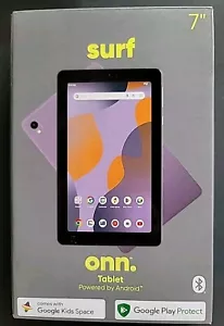 Onn Surf 7" LCD Touchscreen Android Tablet 32GB 2.2GHz 2024 Model Lavender - Picture 1 of 2