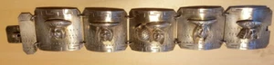 Pulsera peruana de plata maciza A. - Imagen 1 de 6