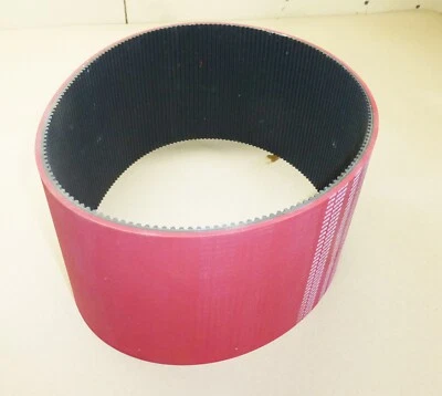 Feed belt HTD5M-870 5.5" wide 35-5/8"OD Robot Tracks Toothed Pulley 50A Bot - Image 1 of 4