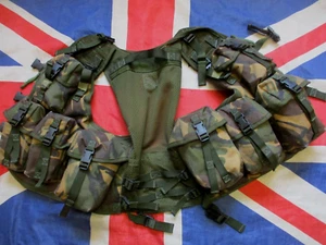 UK DPM camo PLCE OPS CTR CHEST WEBBING GP WAISTCOAT LBV VEST LBE sas para 90S - Picture 1 of 18