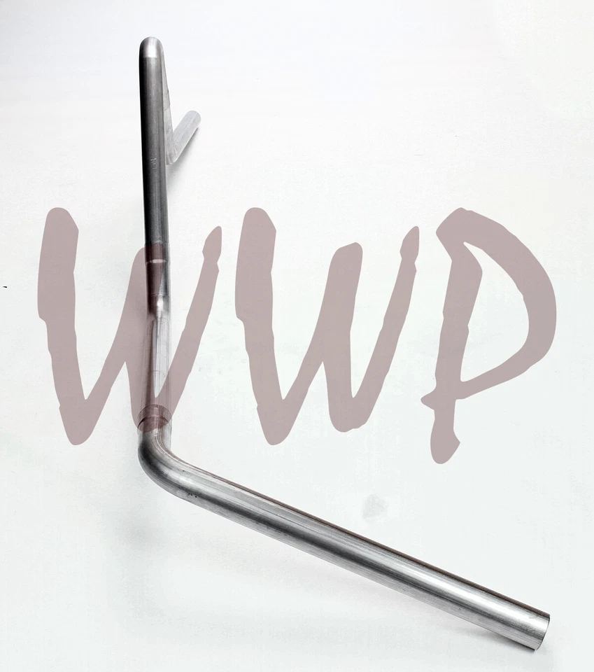 Tubo de escape universal de acero inoxidable predoblado sobre eje de 2,5" camión/furgoneta/SUV Foto 1 de 3