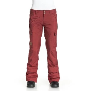 NUEVOS CON ETIQUETAS PANTALONES DE NIEVE PARA MUJER DC RECLUIT $140 rojo syrah - Imagen 1 de 3