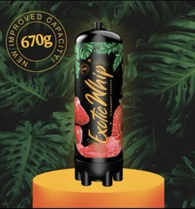 Exotic Whip Bombola Monouso Da 670G Di Protossido Di Azoto - Imagen 1 de 2