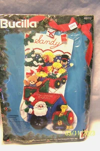 BUCILLA FELT CHRISTMAS STOCKING KIT - CHRISTMAS EXPRESS - Picture 1 of 1