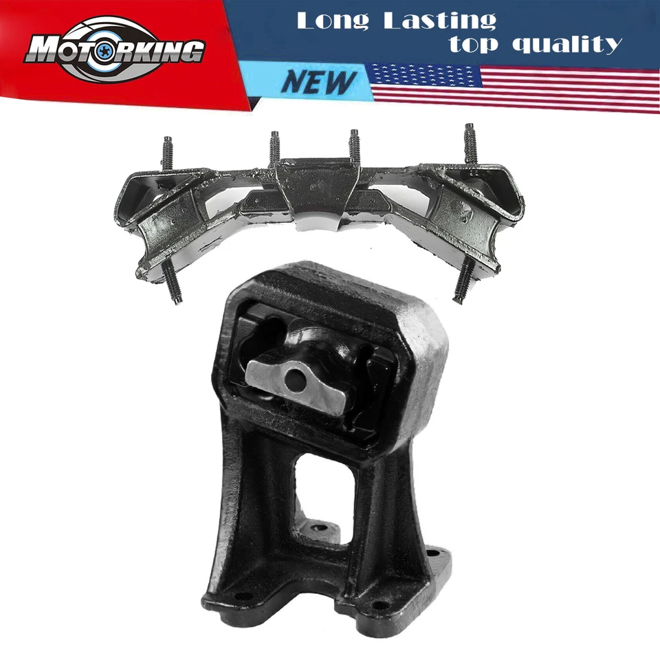 Soportes de transmisión y motor LH delanteros de alta calidad 2 piezas para Dodge Ram 1500 2008 3,7 L Foto 1 de 4