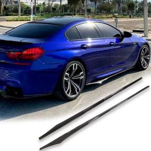Faldones laterales de fibra de carbono complemento para BMW F13 cupé M6 y F12 convertible M6 - Imagen 1 de 15
