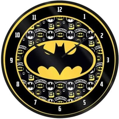 Batman Wall Clock Official Merchandise & Retro Bat Symbol 25cm - Image 1 of 3