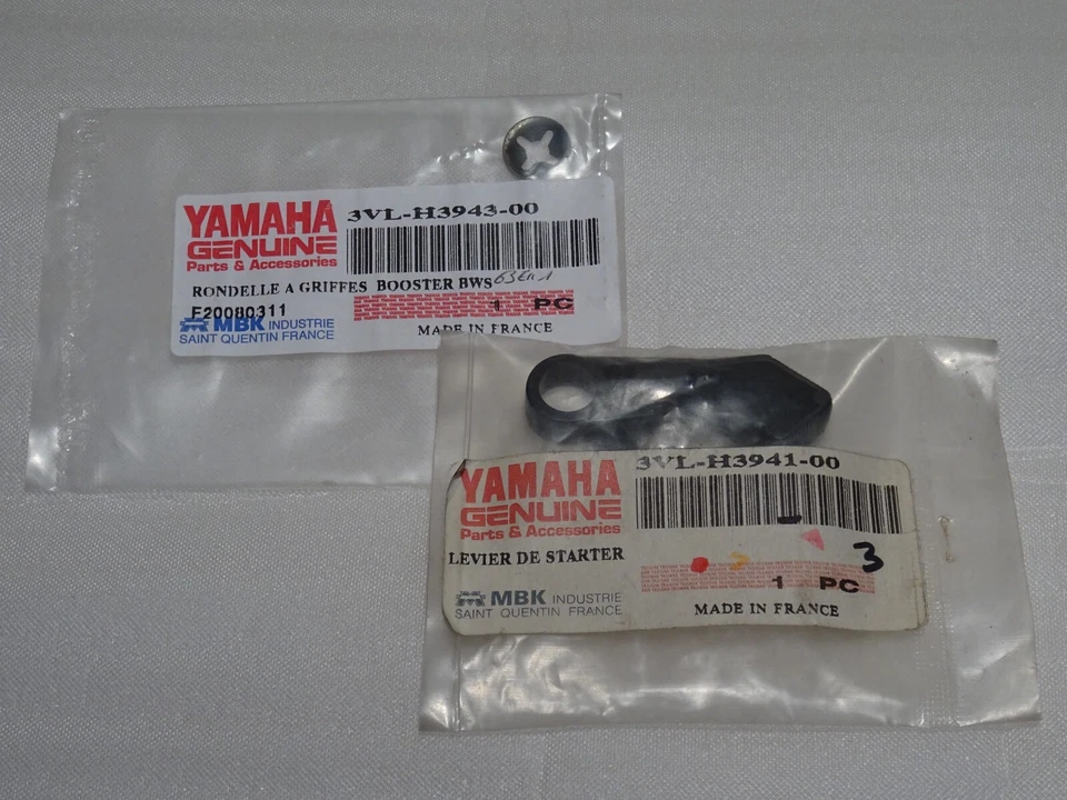 YAMAHA / MBK 3VL-H3941-00 / 3VL-H3943-00 levier de starter et rondelle à griffes - Immagine 1 di 1