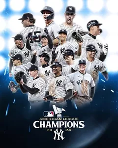 New York Yankees 2024 American League Champions collage 8x10 MLB foto baseball - Foto 1 di 1