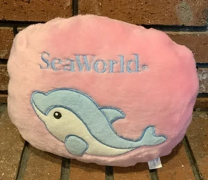 Seaworld Cuscino Rosa Trasformabile Delfino Blu Peluche Giocattolo Peluche - Foto 1 di 3