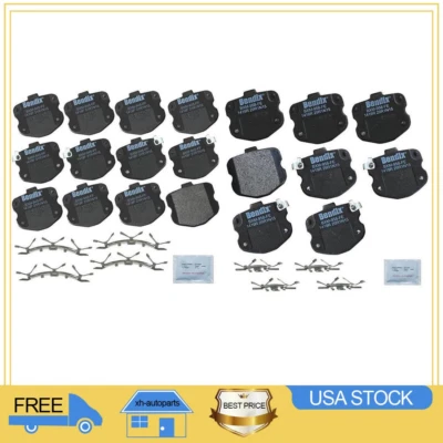 Juego de 2 pastillas de freno de disco delanteras traseras para Chevrolet Corvette 2010~2013 Foto 1 de 3