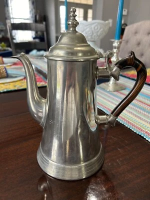 Cafetera/tetera de peltre Metawa Holland de colección 94 % peltre real Foto 1 de 4