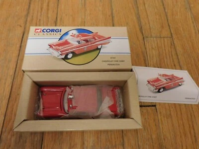 Chevrolet Pensacola 1993 Mattel Corgi Classics 97397 coche jefe de bomberos sin usar, en caja original Foto 1 de 2