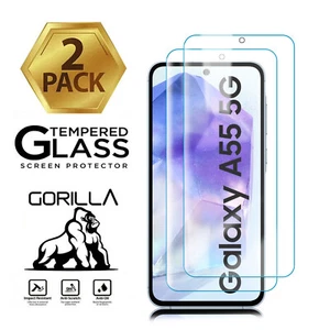 Screen Protector Tempered Glass For Samsung A50 A30 A20s A01 A3 A5 2016 A10 A90 - Picture 1 of 7