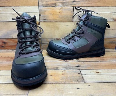 Botas de vadeo LL Bean para mujer talla 10 anchas impermeables río tachonadas 5 pulgadas tobillo Foto 1 de 4