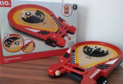 New Brio 34080 Trickshot Game Classic Pinball Game for Ages 6+  - Image 1 of 4
