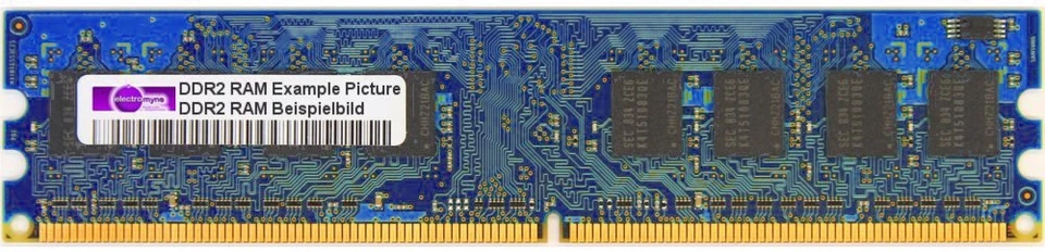 1GB Elpida DDR2-800 RAM PC2-6400U-666 1Rx8 EBE10UE8AFFA-8G-F 41X1080 404574-888 - Image 1 of 1