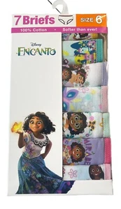 Handcraft Disney ENCANTO Girls Briefs 7 Pack - Size 6 - Picture 1 of 2