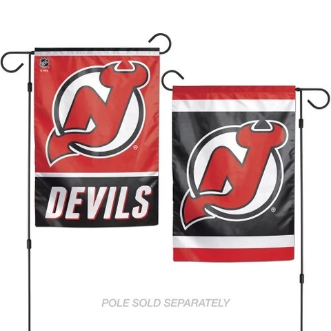 New Jersey Devils 2 Sided Garden Flag 12 x 18 (1 Flag) Cover