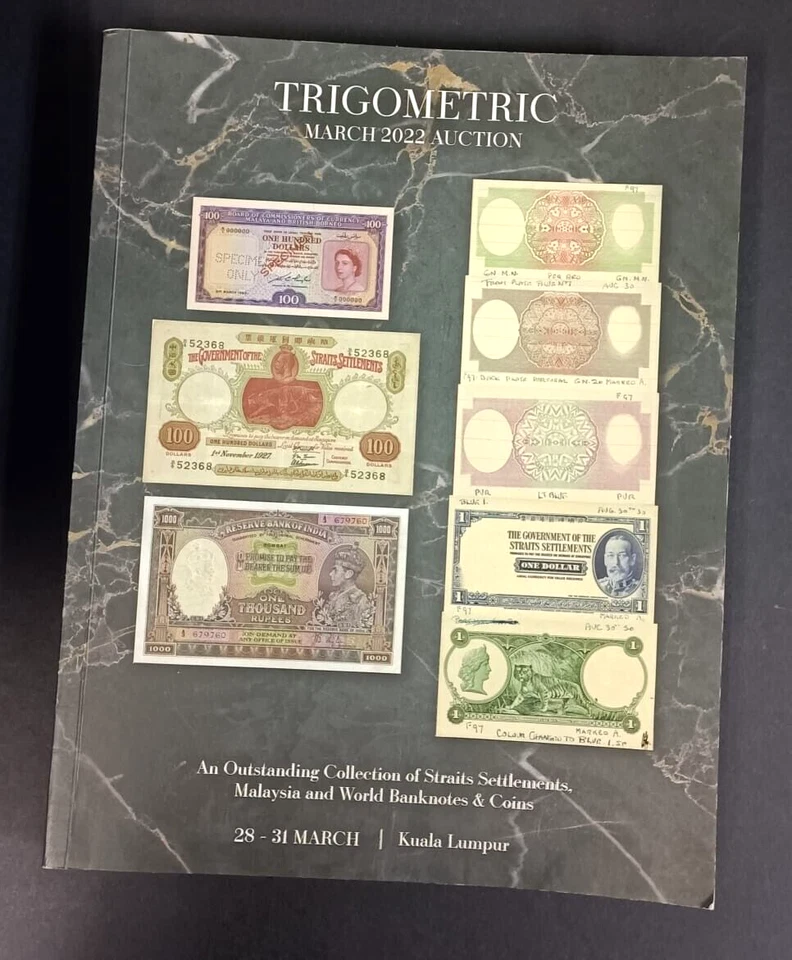 Mazuma *BA065 Trigometric (KL) 28th-31st March 2022 Auction Book - Image 1 of 4