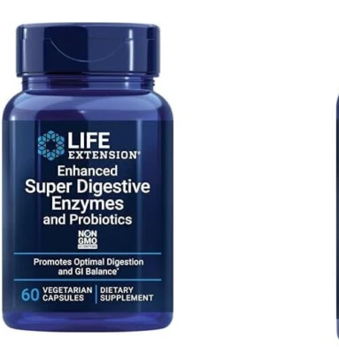 Enzimas y probióticos súper digestivos mejorados Life Extension Foto 1 de 4